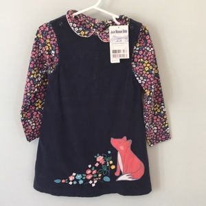 Size 2-3y Jojo Maman Bebe jumper and floral shirt